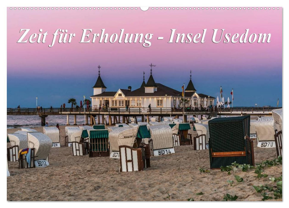 Zeit für Erholung - Insel Usedom / Geburtstagskalender (CALVENDO Wandkalender 2025)