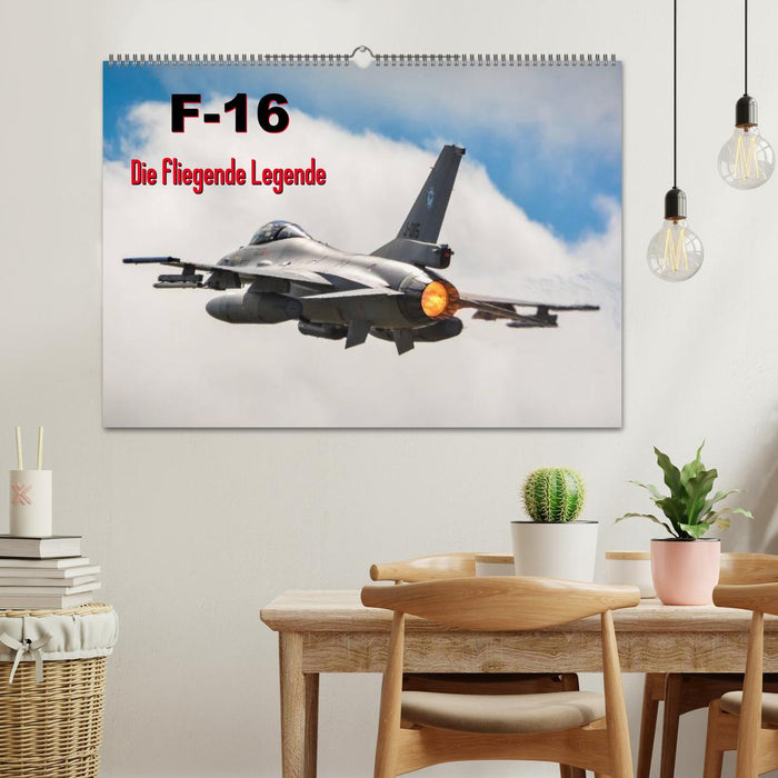 F-16 Fliegende Legende (CALVENDO Wandkalender 2025)