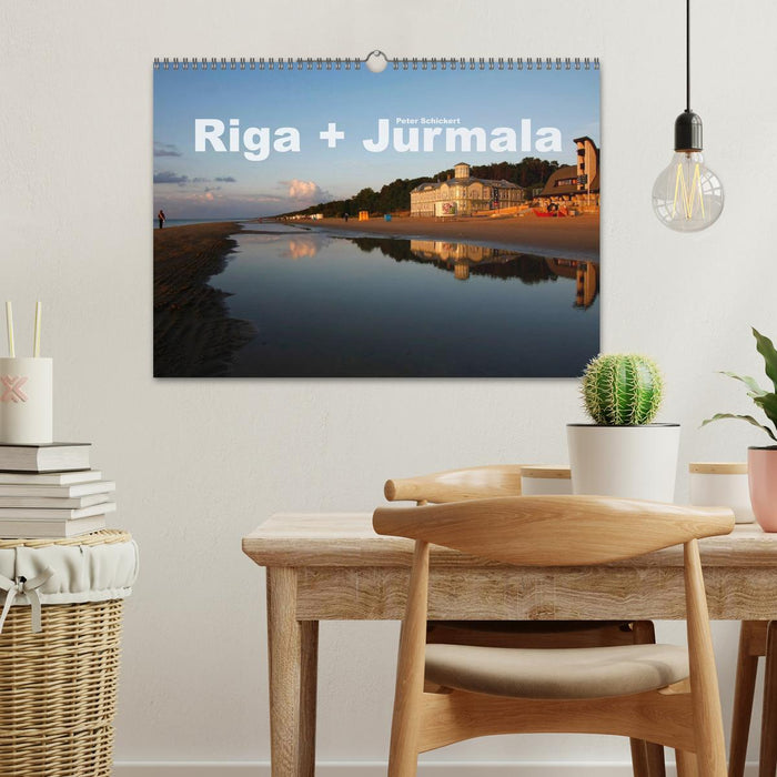 Riga + Jurmala (CALVENDO Wandkalender 2025)