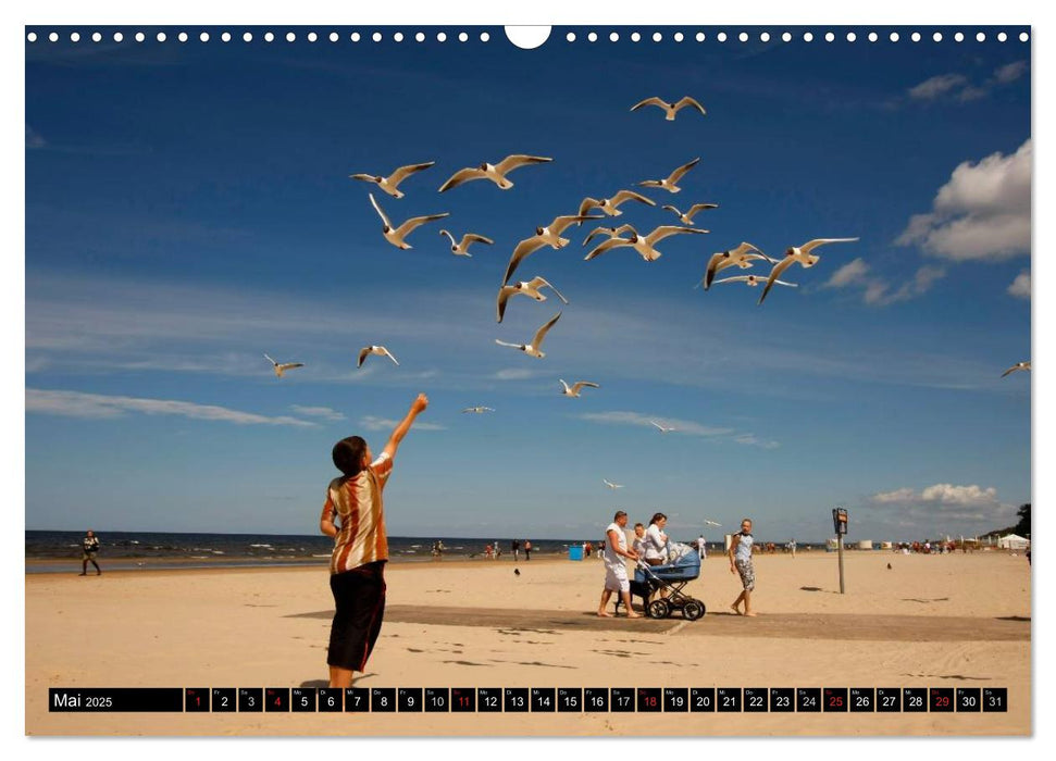 Riga + Jurmala (CALVENDO Wandkalender 2025)