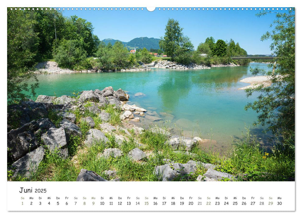 Ab in die Natur - Ausflugsziele im Münchner Umland und Voralpenland (CALVENDO Wandkalender 2025)