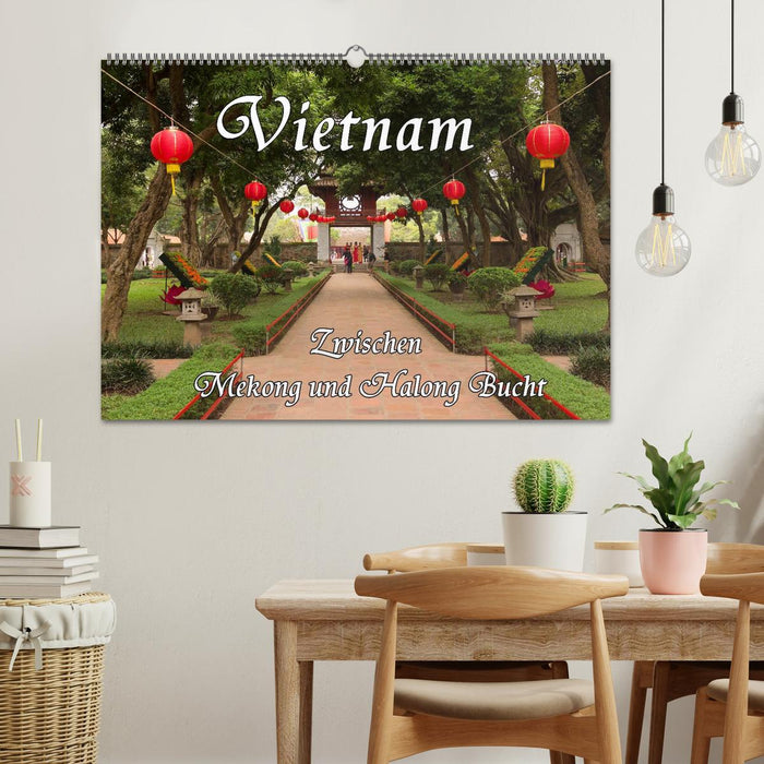 Vietnam - Zwischen Mekong und Halong Bucht (CALVENDO Wandkalender 2025)