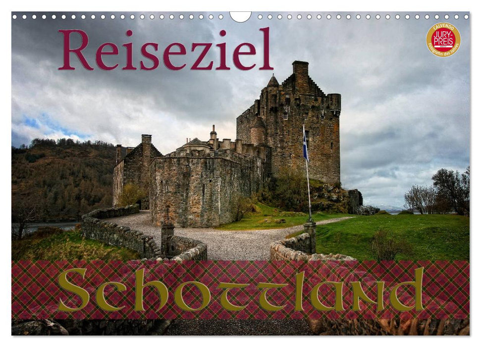 Reiseziel Schottland (CALVENDO Wandkalender 2025)