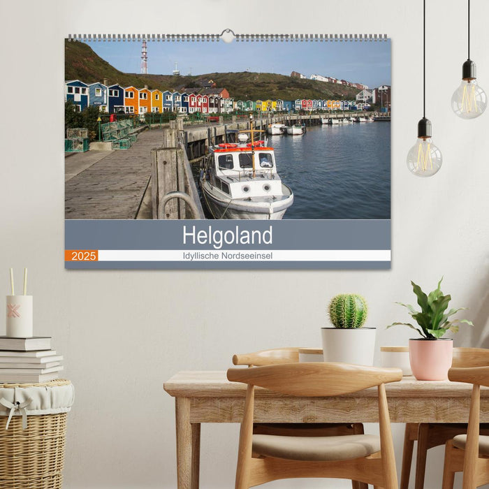 Helgoland - idyllische Nordseeinsel (CALVENDO Wandkalender 2025)