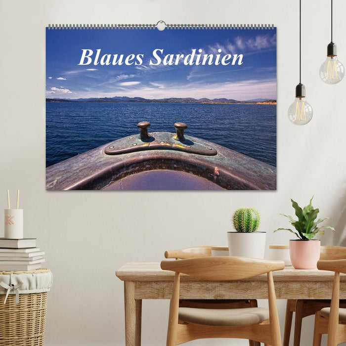 Blaues Sardinien (CALVENDO Wandkalender 2025)