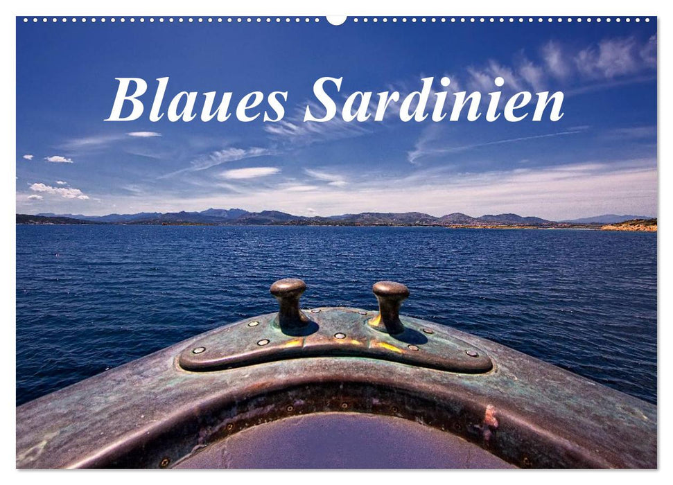 Blaues Sardinien (CALVENDO Wandkalender 2025)