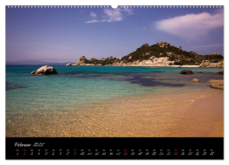 Blaues Sardinien (CALVENDO Wandkalender 2025)