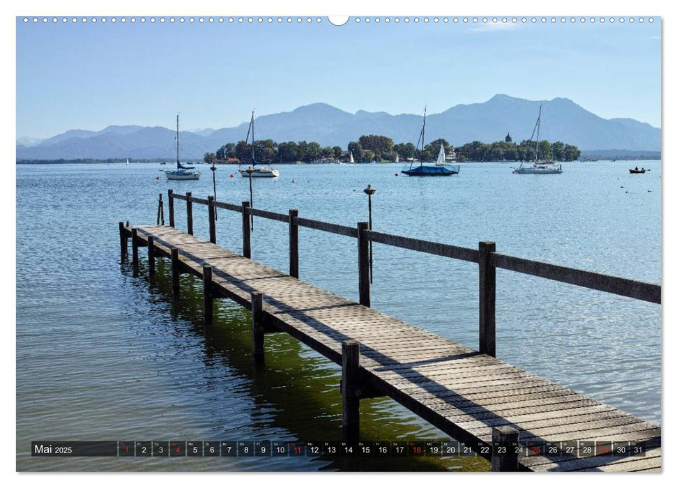 Stille Tage am Chiemsee (CALVENDO Wandkalender 2025)