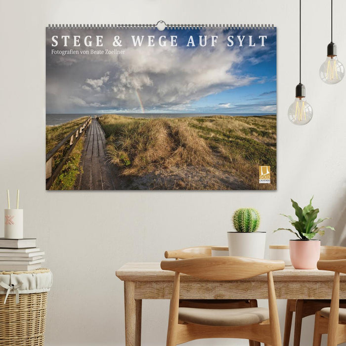 Stege & Wege auf Sylt (CALVENDO Wandkalender 2025)