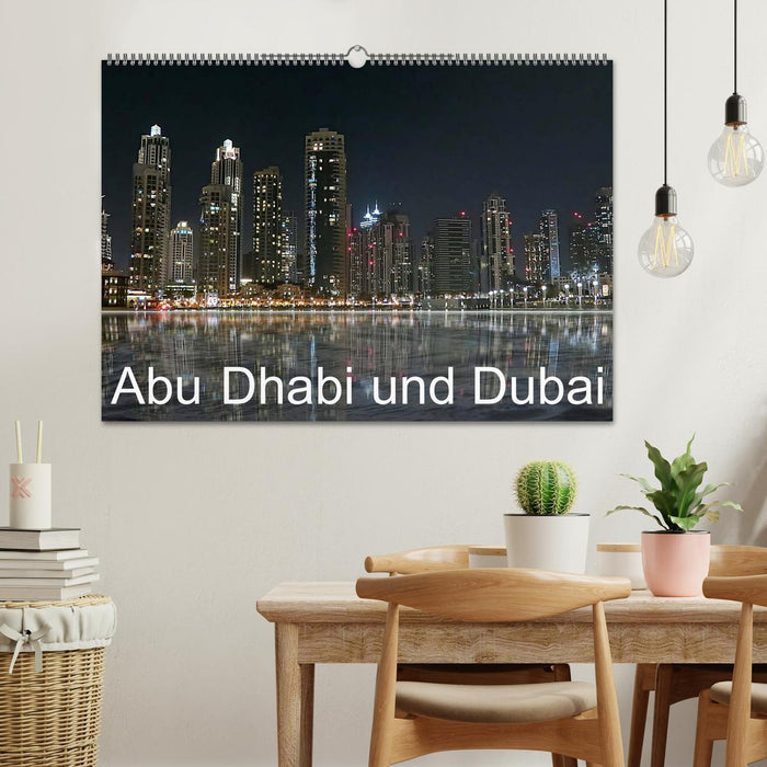 Abu Dhabi und Dubai (CALVENDO Wandkalender 2025)