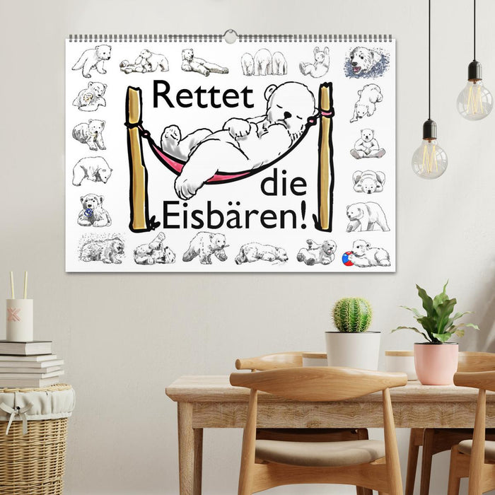 Rettet die Eisbären (CALVENDO Wandkalender 2025)