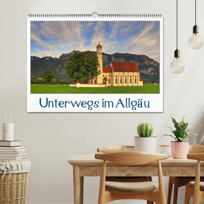 Unterwegs im Allgäu (CALVENDO Wandkalender 2025)