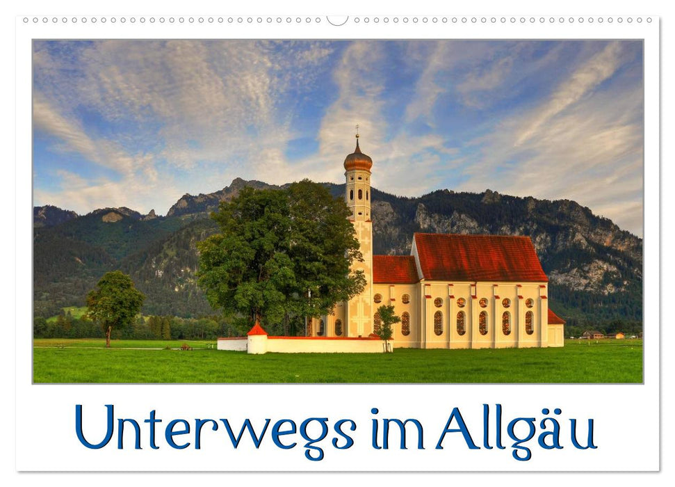 Unterwegs im Allgäu (CALVENDO Wandkalender 2025)