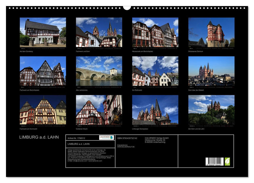 LIMBURG a.d. LAHN (CALVENDO Wandkalender 2025)