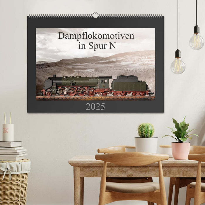 Dampflokomotiven in Spur N (CALVENDO Wandkalender 2025)