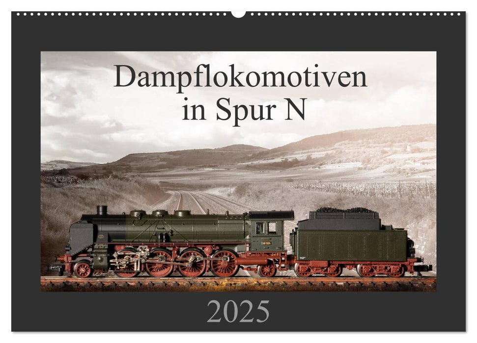 Dampflokomotiven in Spur N (CALVENDO Wandkalender 2025)