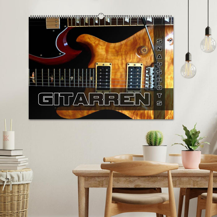 Gitarren Snapshots (CALVENDO Wandkalender 2025)