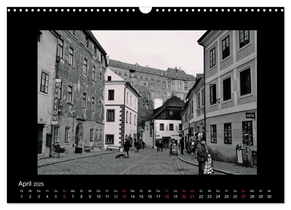 Schönheit an der Moldau - Cesky Krumlov (CALVENDO Wandkalender 2025)