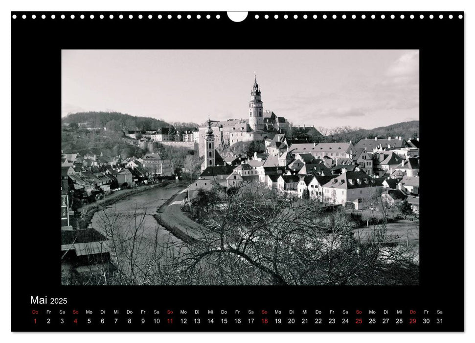 Schönheit an der Moldau - Cesky Krumlov (CALVENDO Wandkalender 2025)