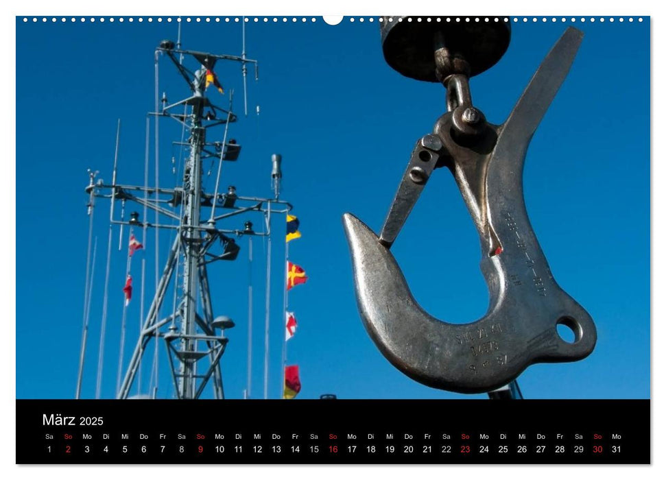 Marinestützpunkt Kiel (CALVENDO Wandkalender 2025)