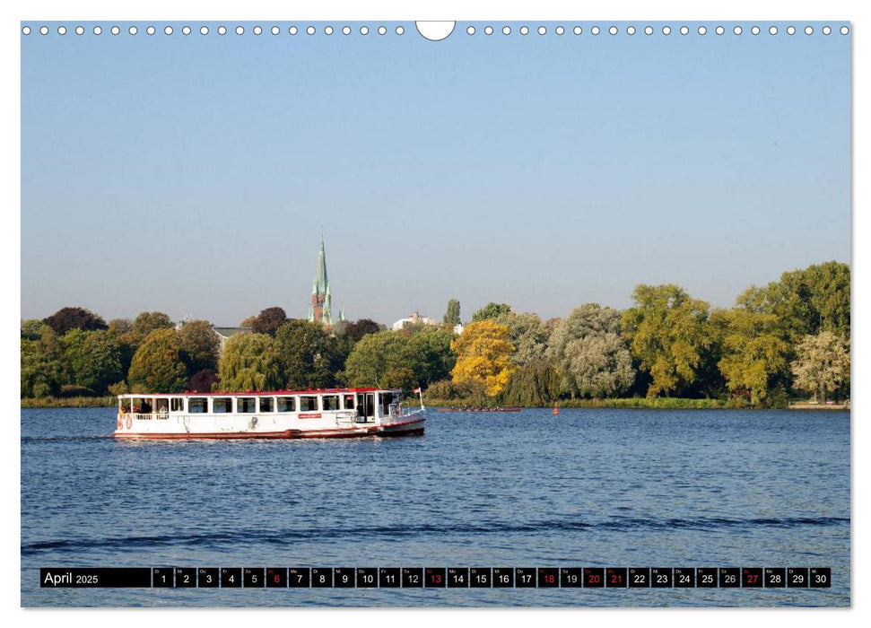 Hamburg - Alster (CALVENDO Wandkalender 2025)