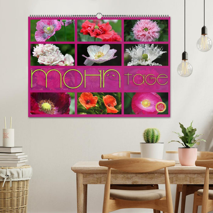 Mohn Tage (CALVENDO Wandkalender 2025)