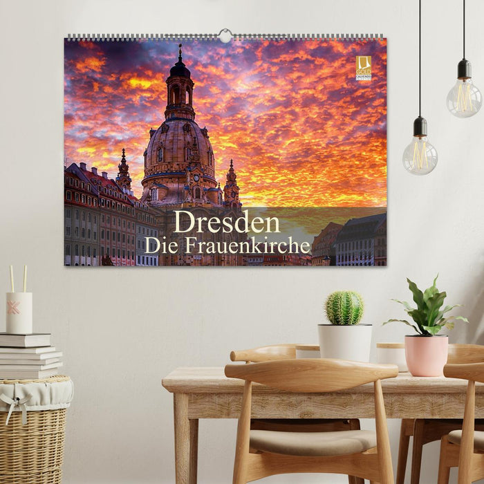 Dresden - Die Frauenkirche (CALVENDO Wandkalender 2025)