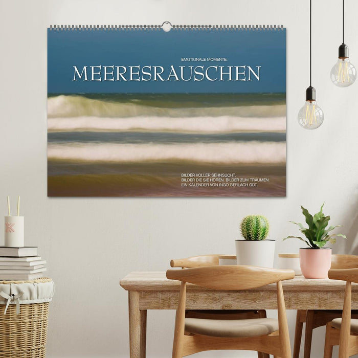 Emotionale Momente: Meeresrauschen / CH-Version (CALVENDO Wandkalender 2025)