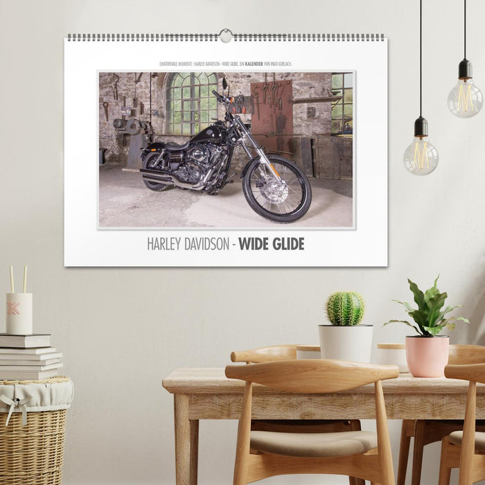 Emotionale Momente: Harley Davidson - Wide Glide / CH-Version (CALVENDO Wandkalender 2025)