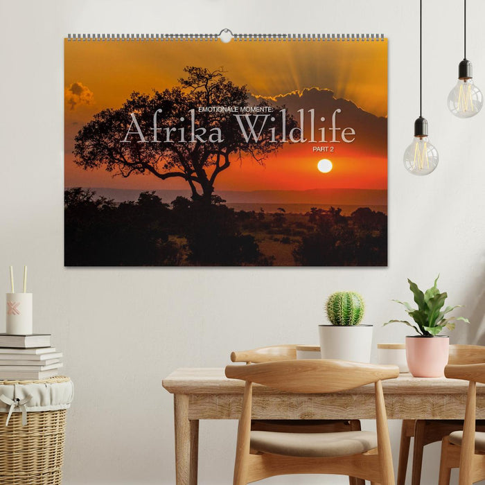 Emotionale Momente: Afrika Wildlife Part 2 / CH-Version (CALVENDO Wandkalender 2025)