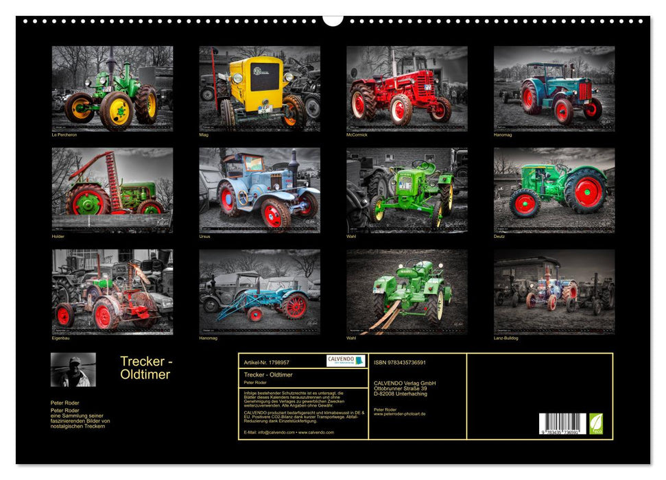 Trecker - Oldtimer (CALVENDO Wandkalender 2025)