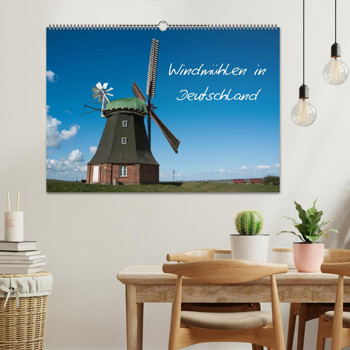 Windmühlen in Deutschland (CALVENDO Wandkalender 2025)