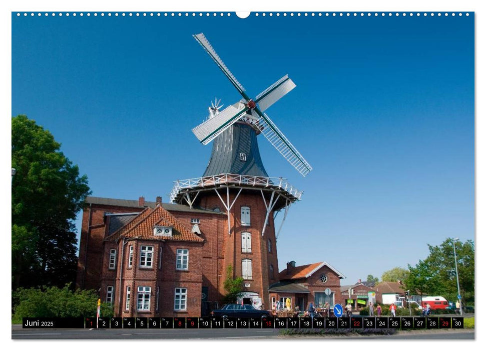 Windmühlen in Deutschland (CALVENDO Wandkalender 2025)