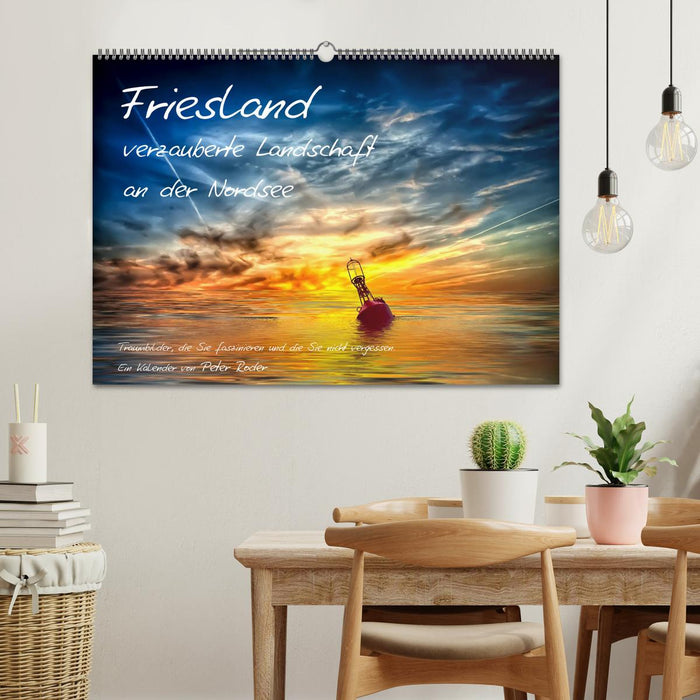 Friesland - verzauberte Landschaft an der Nordsee / CH-Version (CALVENDO Wandkalender 2025)