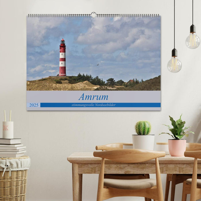 Amrum - stimmungsvolle Nordseebilder (CALVENDO Wandkalender 2025)