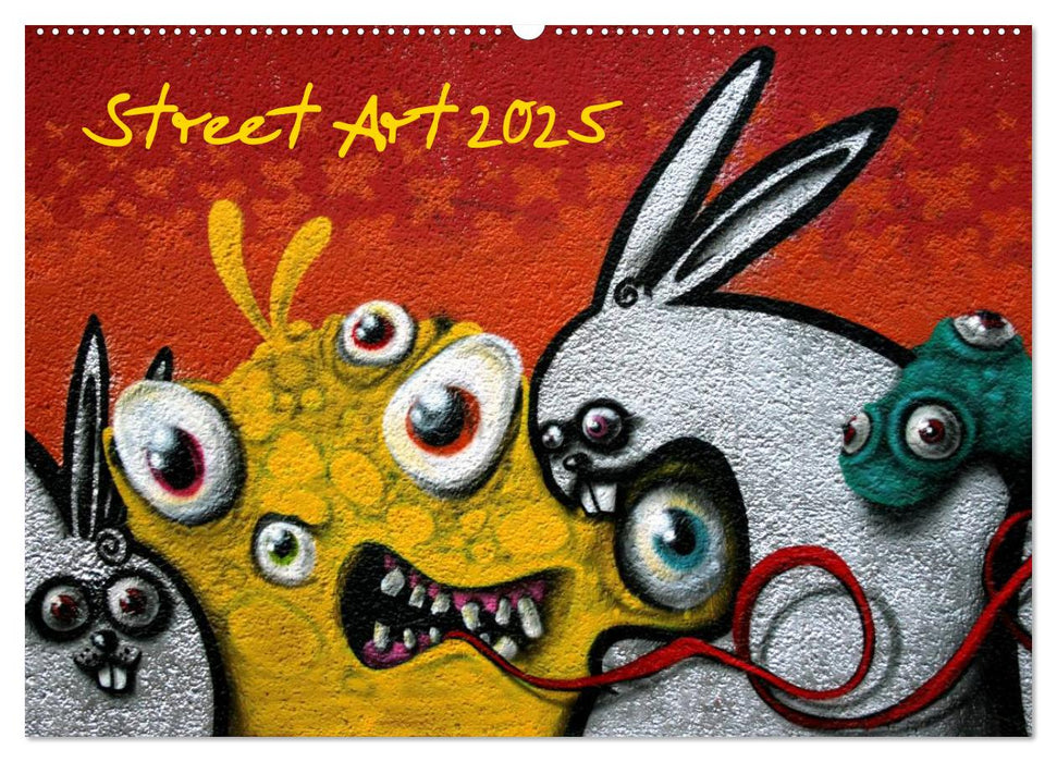 Street-Art 2025 / CH-Version (CALVENDO Wandkalender 2025)