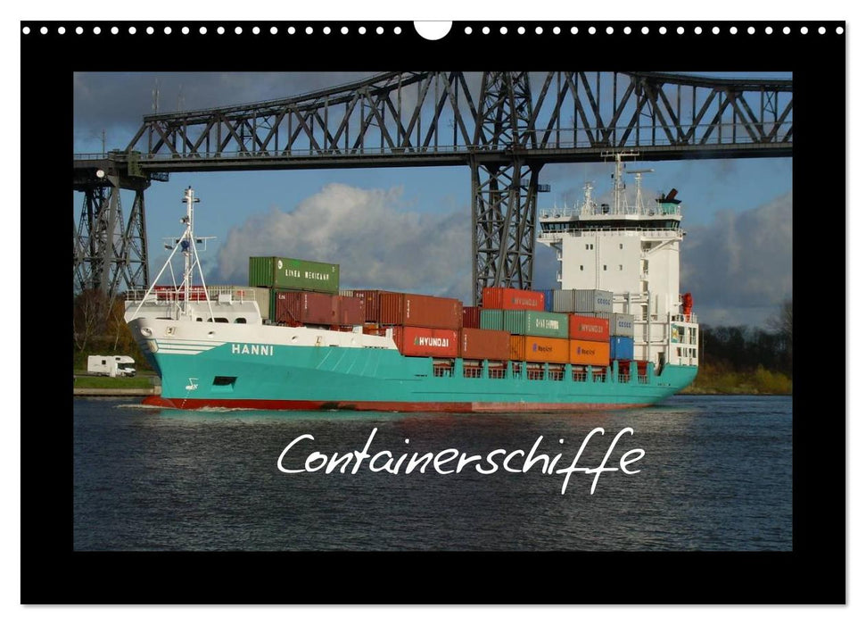 Containerschiffe (CALVENDO Wandkalender 2025)