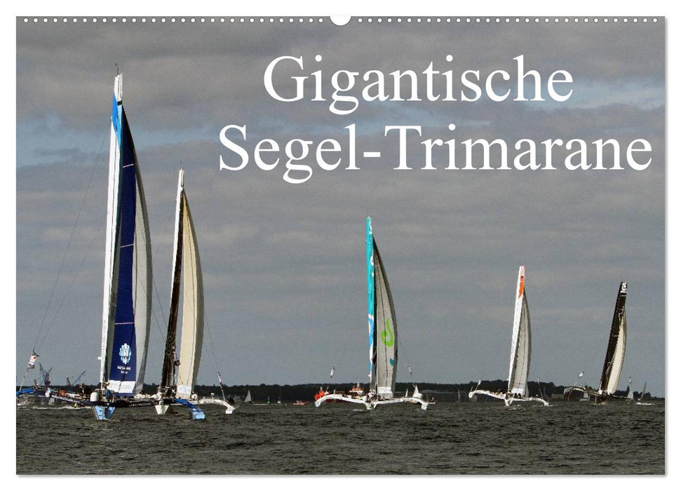 Gigantische Segel-Trimarane (CALVENDO Wandkalender 2025)