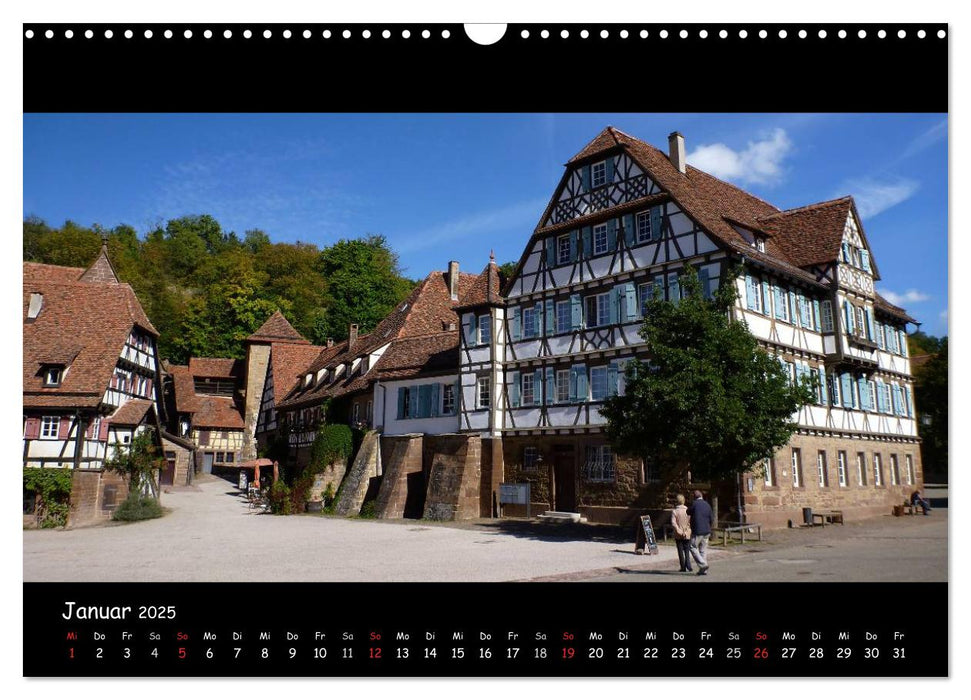 Kloster Maulbronn - Neues Leben hinter alten Mauern (CALVENDO Wandkalender 2025)