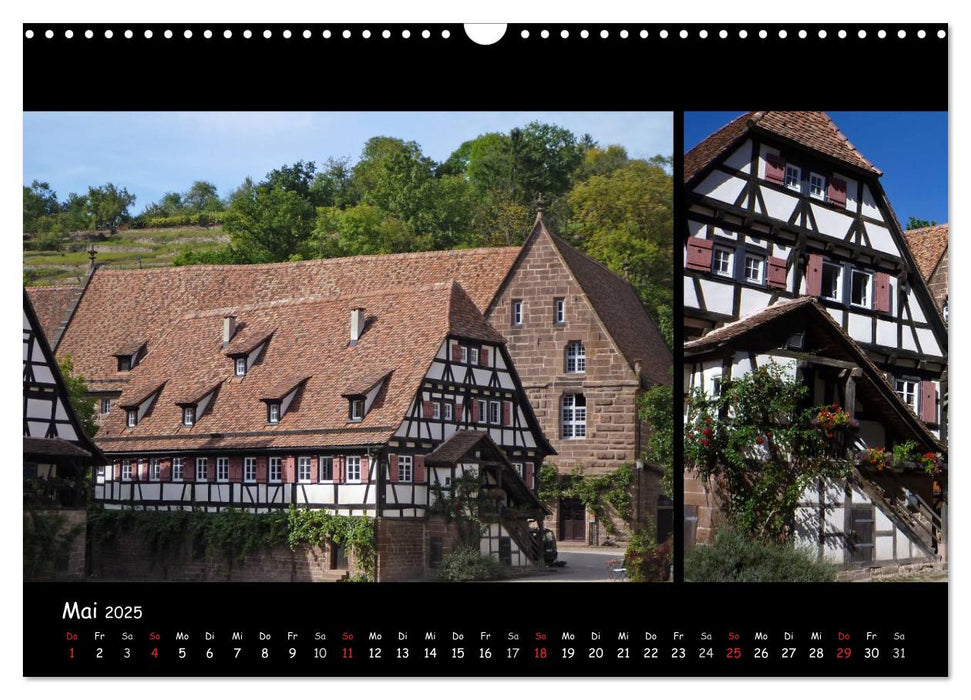 Kloster Maulbronn - Neues Leben hinter alten Mauern (CALVENDO Wandkalender 2025)