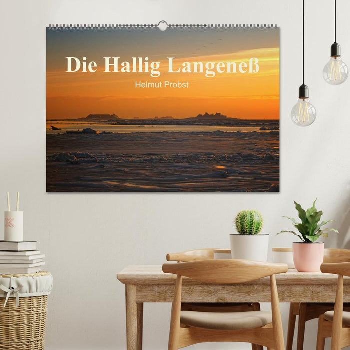 Die Hallig Langeneß / CH-Version (CALVENDO Wandkalender 2025)