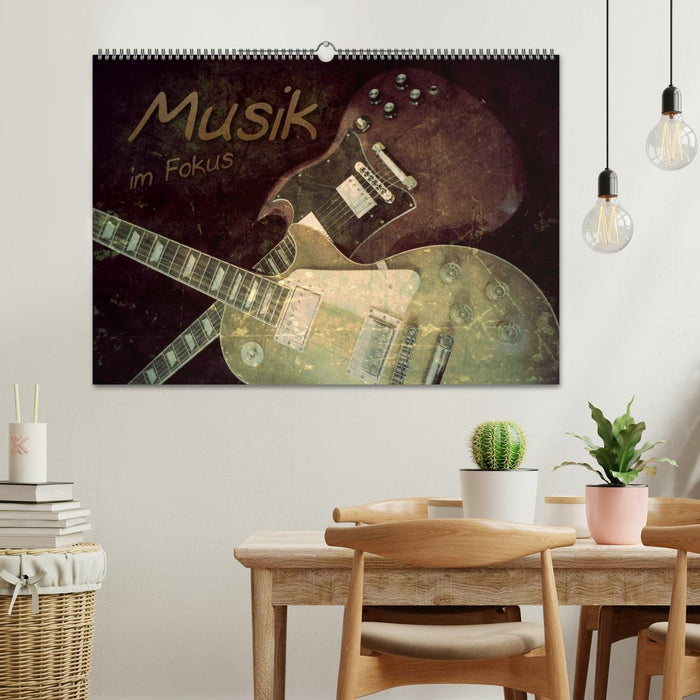 Musik im Fokus (CALVENDO Wandkalender 2025)