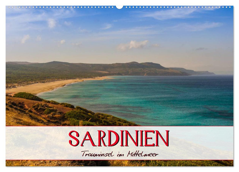 Sardinien Panoramakalender (CALVENDO Wandkalender 2025)