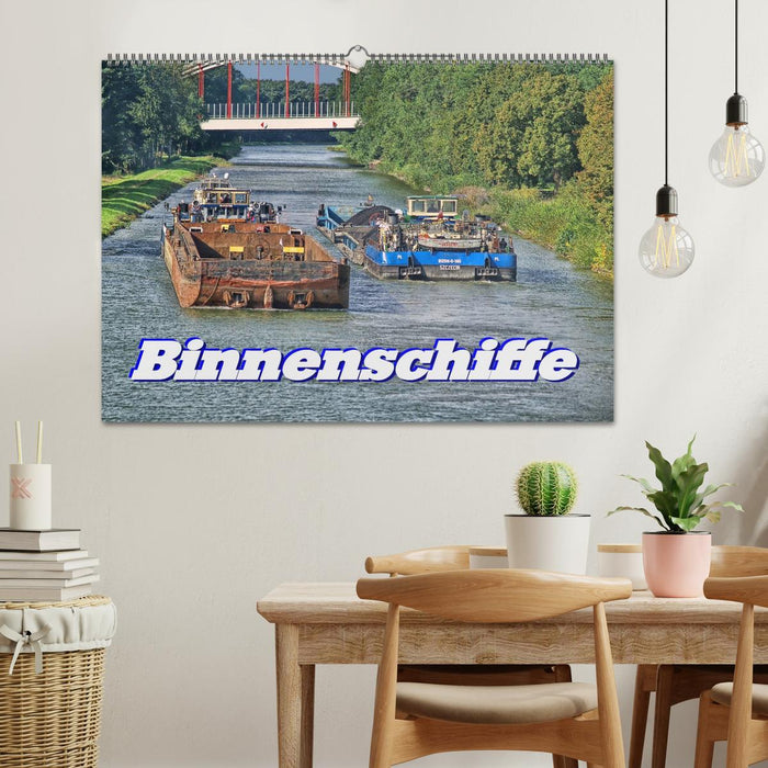 Binnenschiffe (CALVENDO Wandkalender 2025)