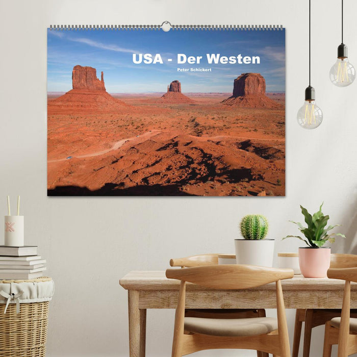 USA - Der Westen (CALVENDO Wandkalender 2025)