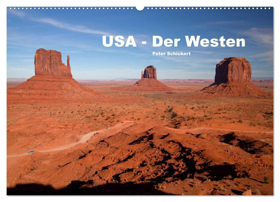 USA - Der Westen (CALVENDO Wandkalender 2025)