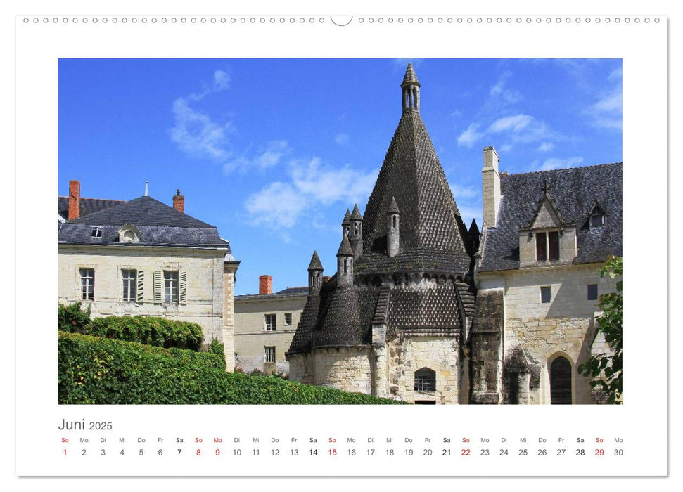 Unterwegs an der Loire (CALVENDO Wandkalender 2025)