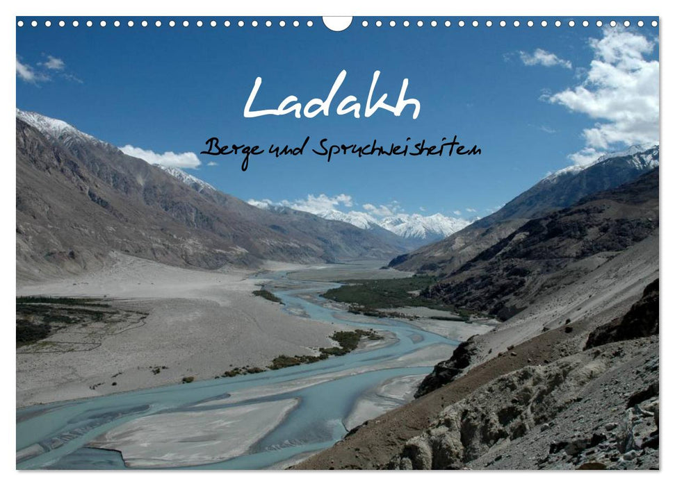 Ladakh, Berge und Spruchweisheiten (CALVENDO Wandkalender 2025)