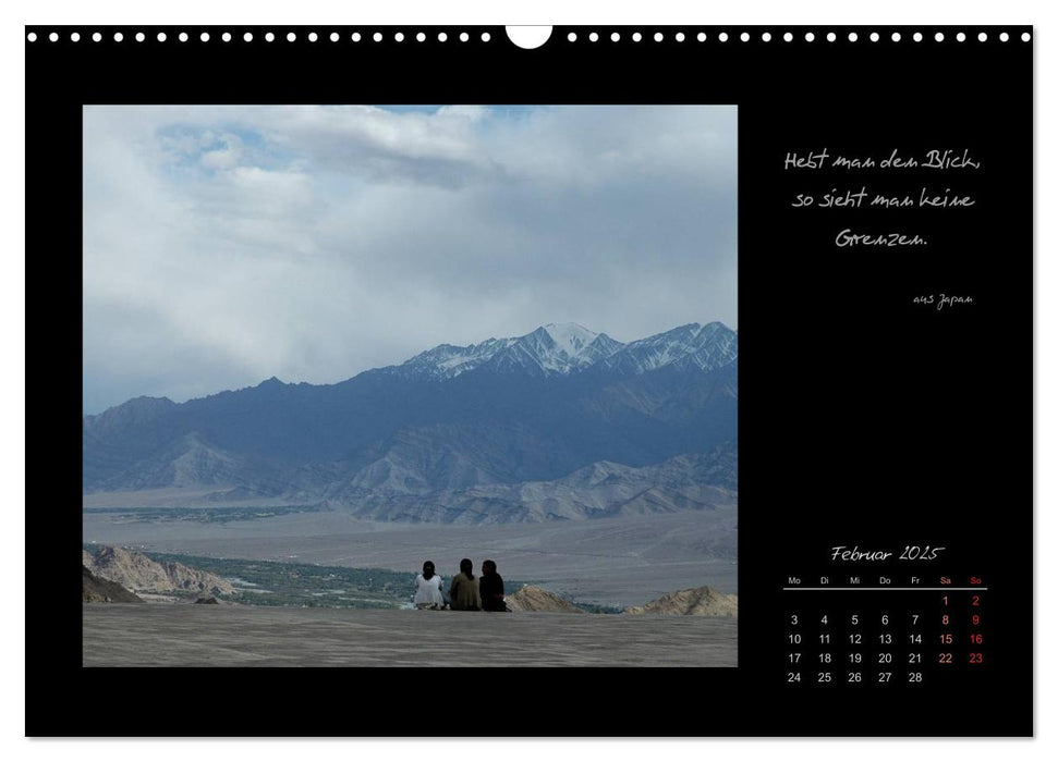 Ladakh, Berge und Spruchweisheiten (CALVENDO Wandkalender 2025)