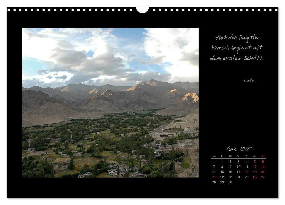 Ladakh, Berge und Spruchweisheiten (CALVENDO Wandkalender 2025)